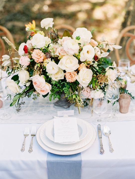 Over The Top Rental Linens at the Oldfield wedding